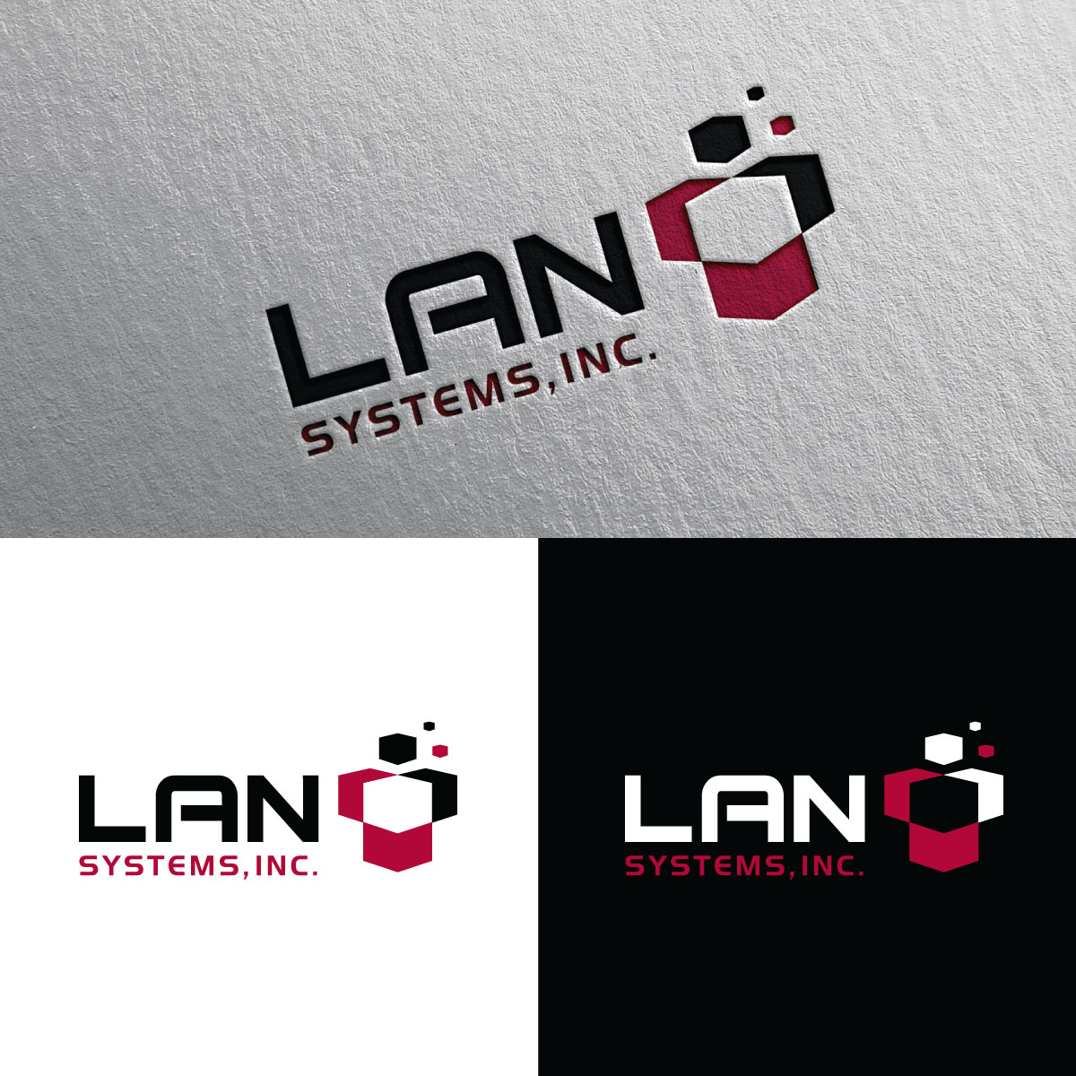 Logo Design by Rii for LAN Systems, Inc | Design #22500926