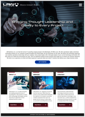 LAN Systems, Inc. Website redesign | Web Design by -Marc-