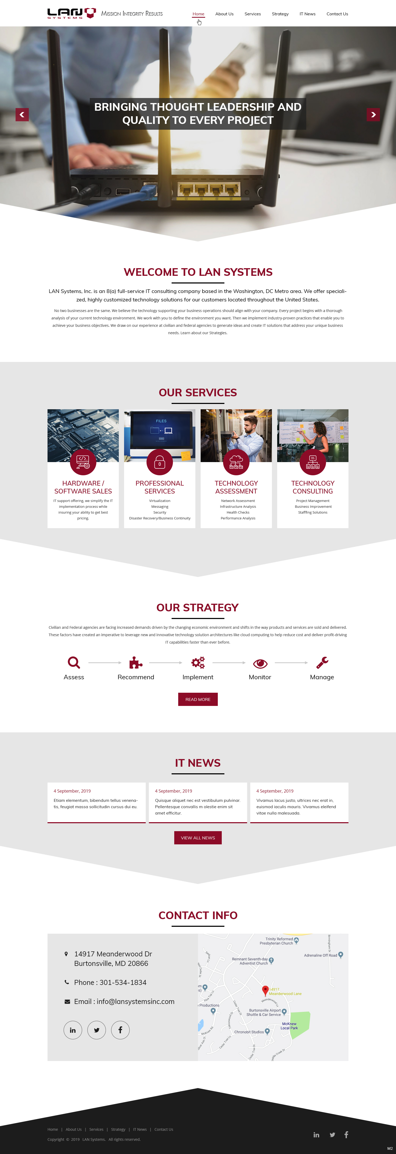 Web-Design von pb für LAN Systems, Inc | Design #22505007