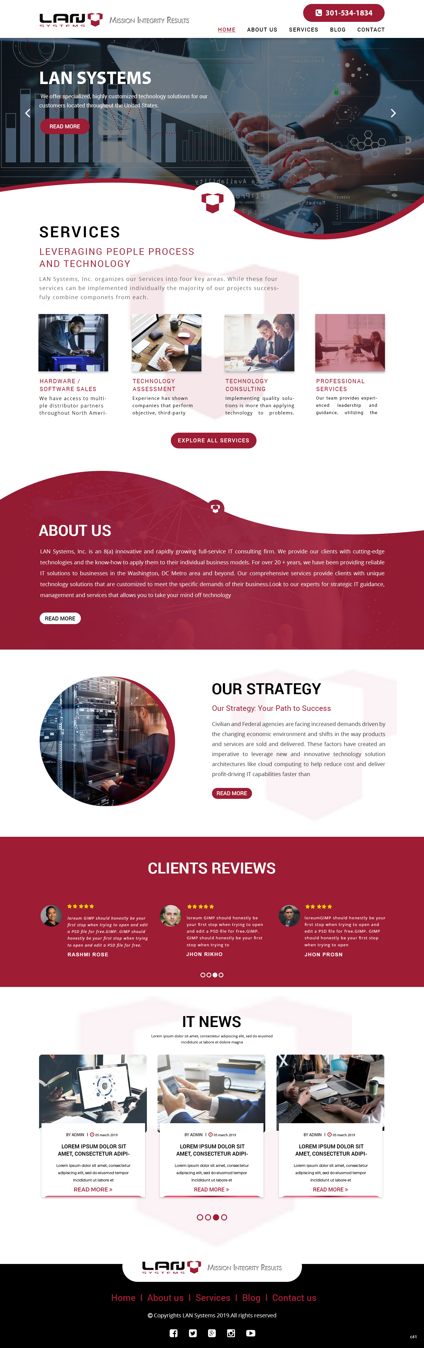 Diseño Web por pb para LAN Systems, Inc | Diseño #22505008