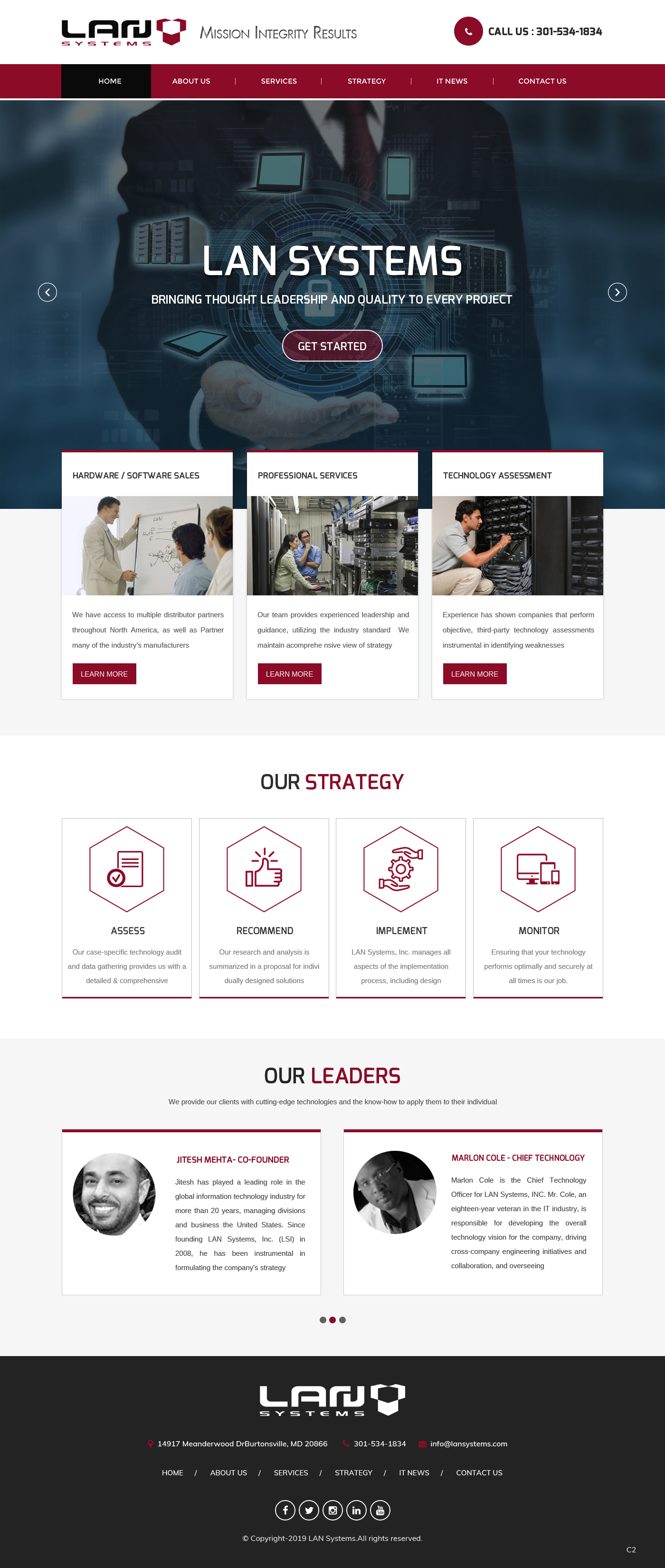 Web Design by pb for LAN Systems, Inc | Design #22513713