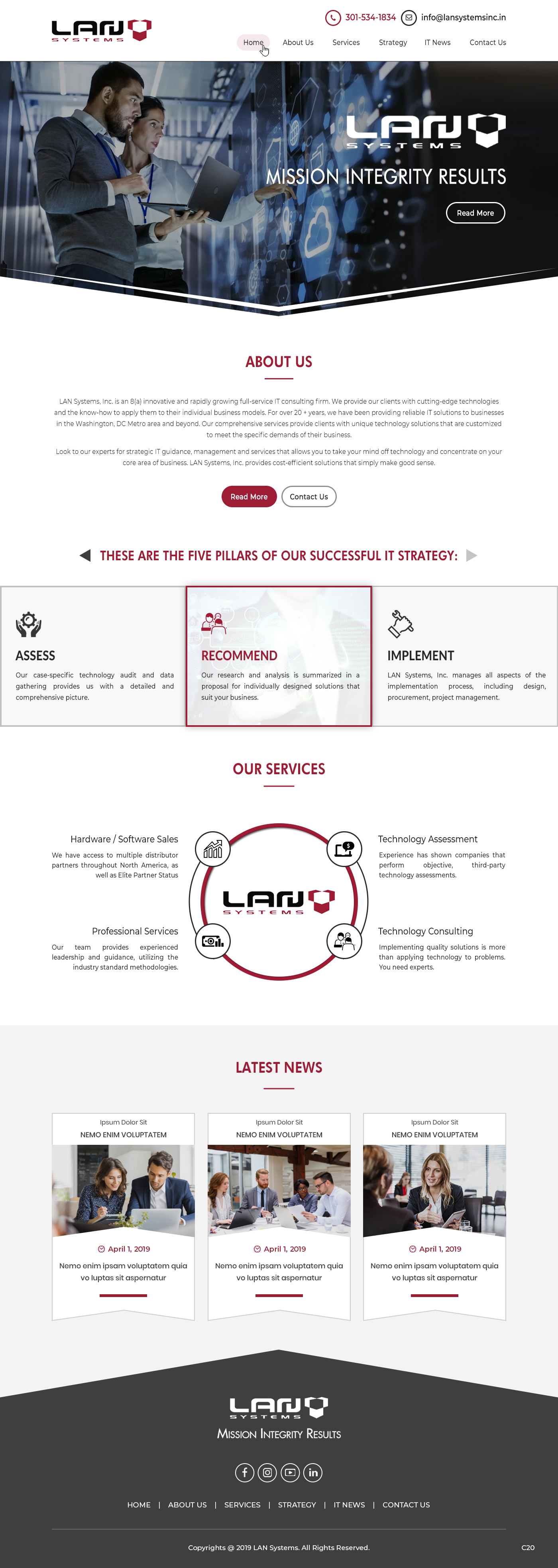 Diseño Web por pb para LAN Systems, Inc | Diseño #22513722