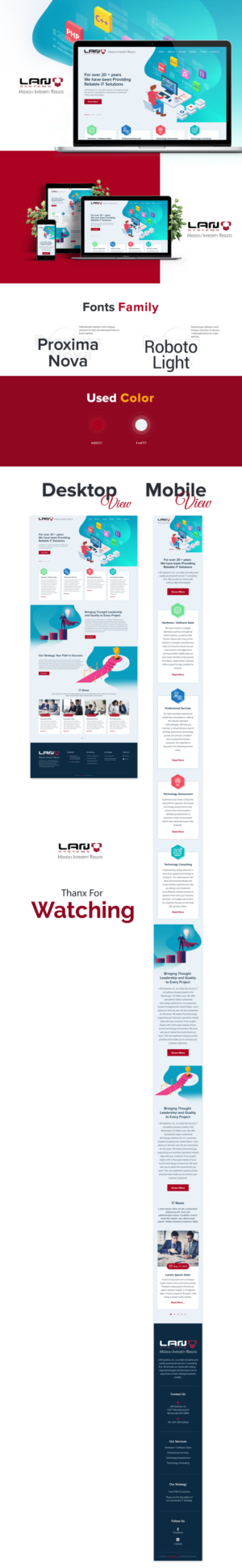 Web Design by sai.designer87 for LAN Systems, Inc | Design: #22511315