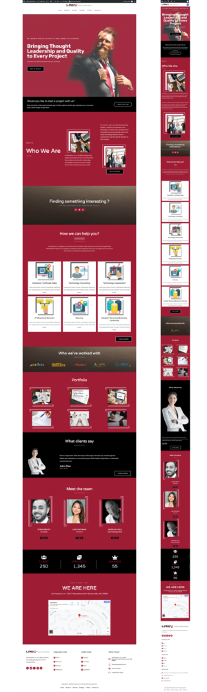 Web Design by JohnDigiTech for LAN Systems, Inc | Design #22513755