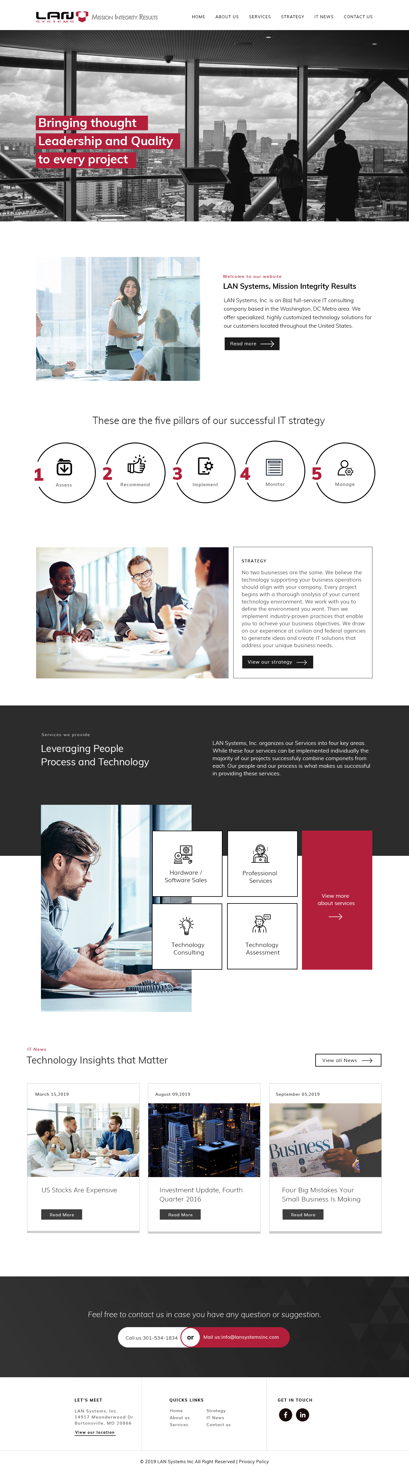 Web Design by subhalaxmi  khamari for LAN Systems, Inc | Design #22509449