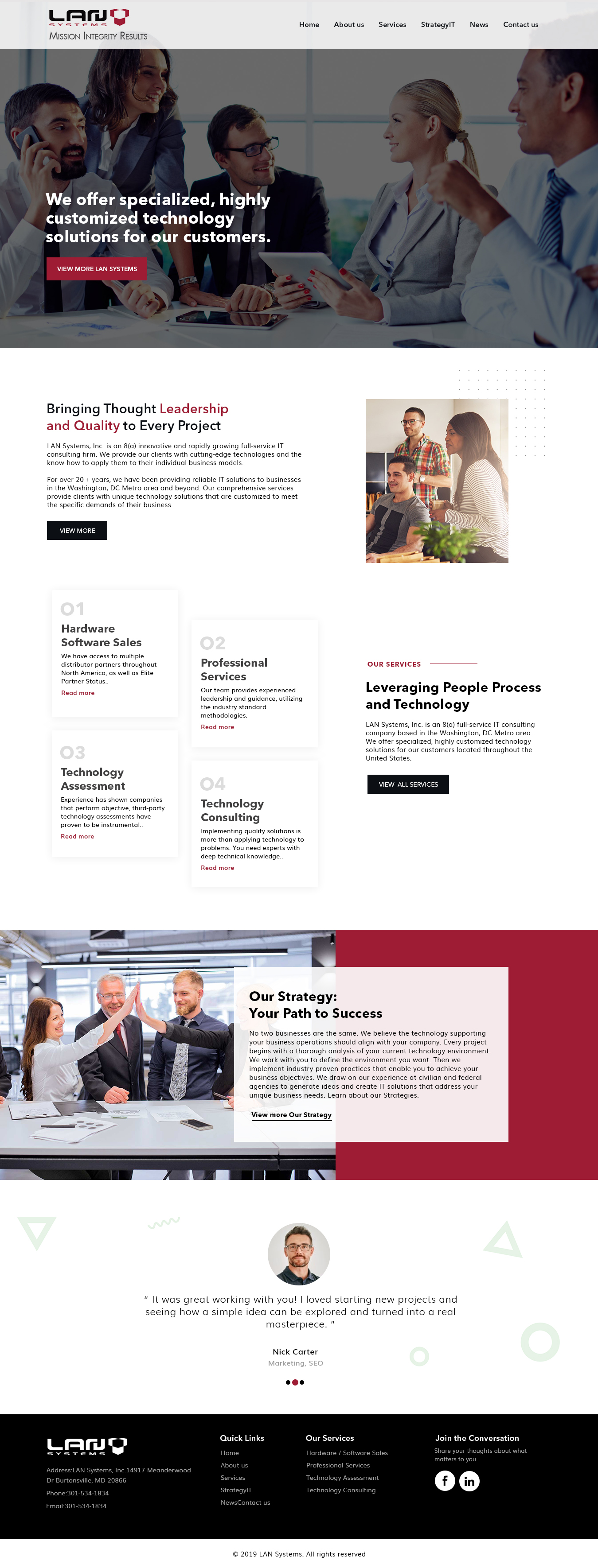 Web Design by subhalaxmi  khamari for LAN Systems, Inc | Design #22510160