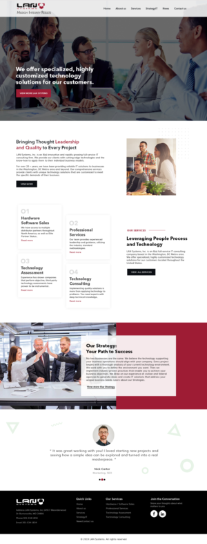 Web Design par subhalaxmi  khamari pour LAN Systems, Inc | Design : #22510160