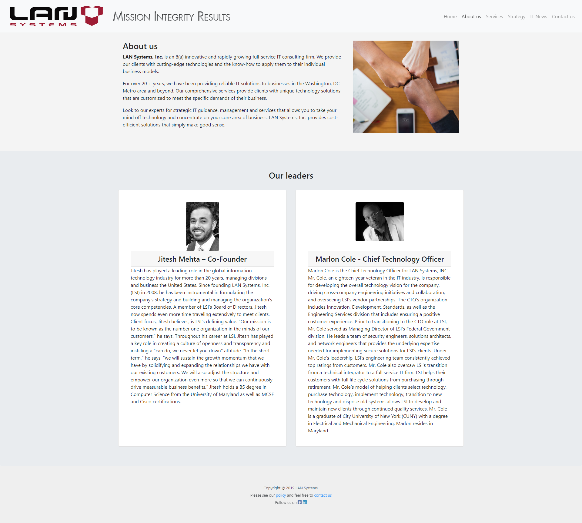 Web Design by XznG for LAN Systems, Inc | Design #22517300