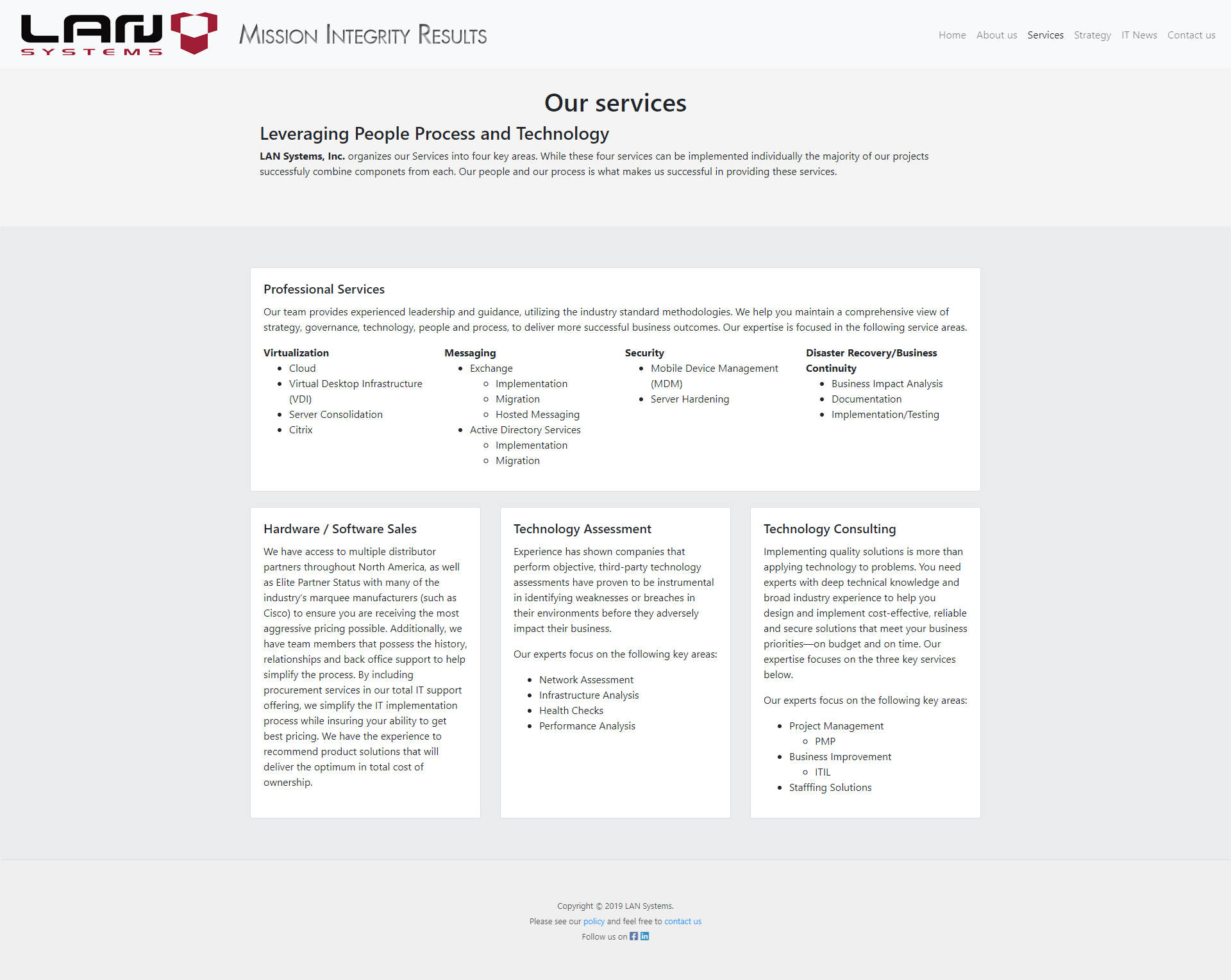 Diseño Web por XznG para LAN Systems, Inc | Diseño #22517302