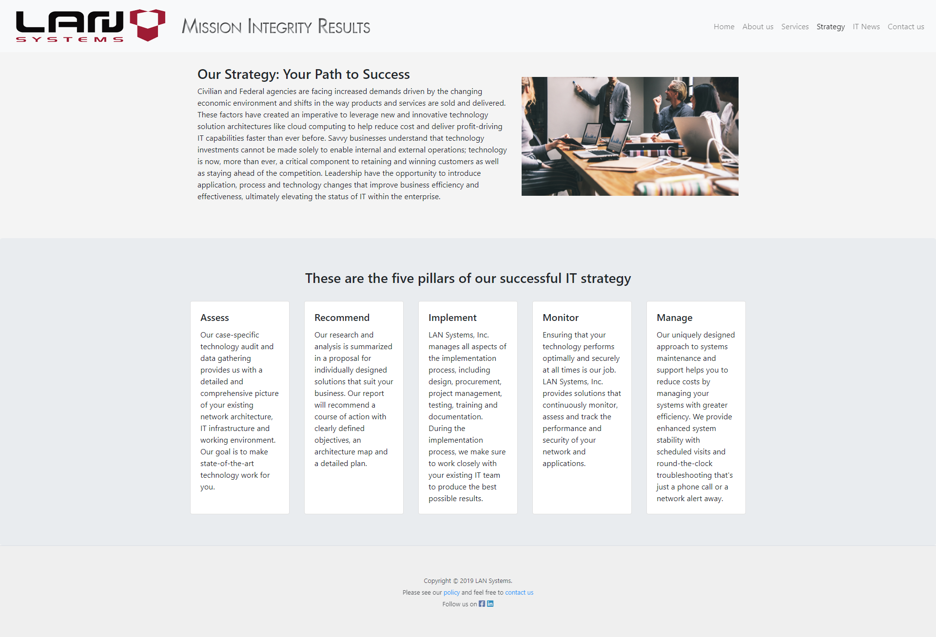 Web Design by XznG for LAN Systems, Inc | Design #22517304
