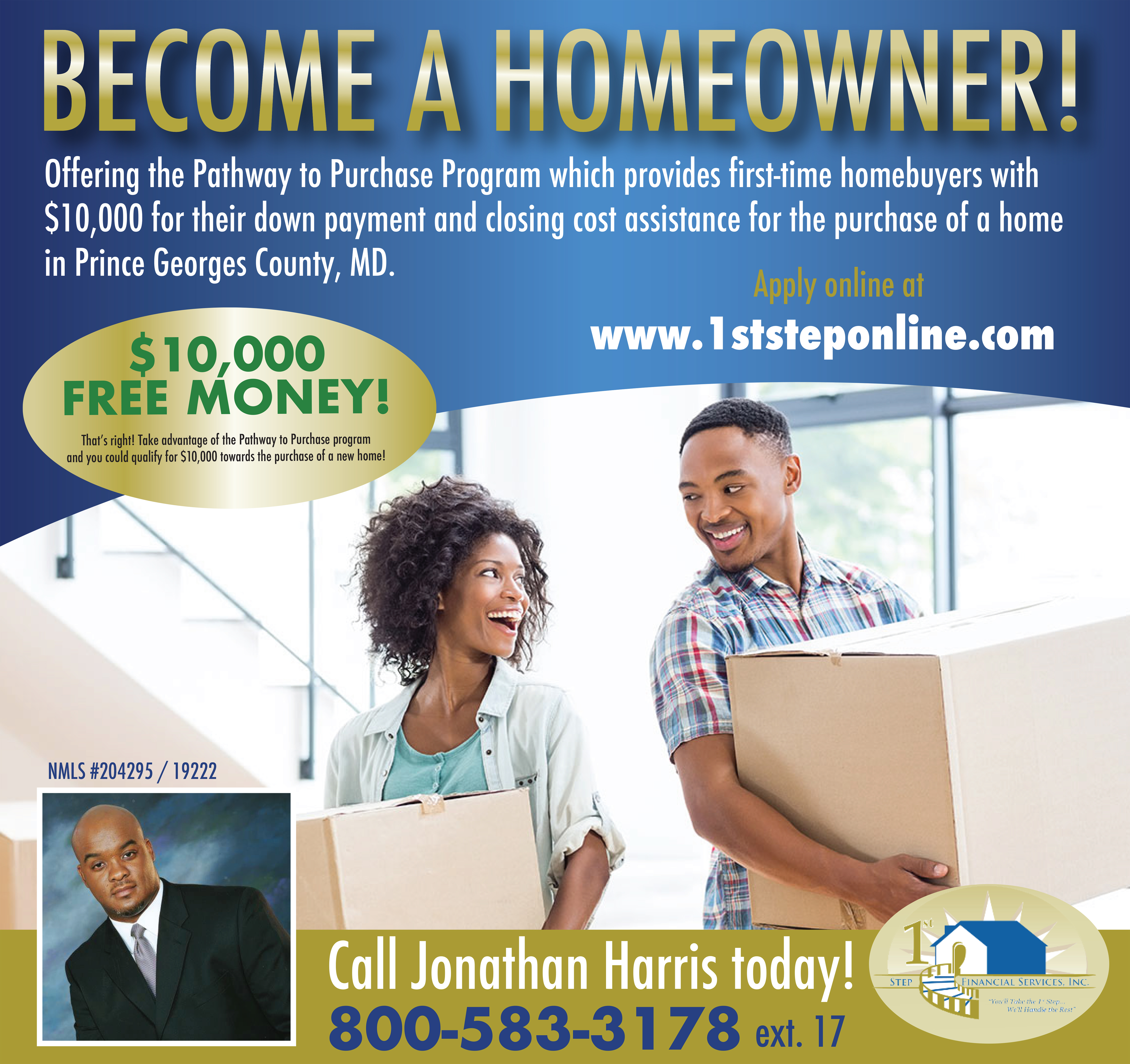 Flyer Design by TracyInspires for 1st Step Financial Services, Inc. | Design #22506614