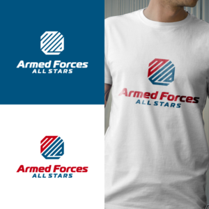 Armed Forces All Stars,  AFA, etc.  Hats, shirts, webpage, letterhead. | Logo-Design von laba tiada henti