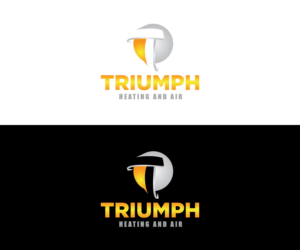 Triumph Heating and Air | Logo Design by larismanis