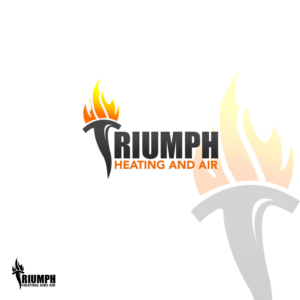 Triumph Heating and Air | Logo Design by PsyPen