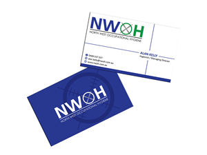 occupational hygiene card design | Business Card Design by MT