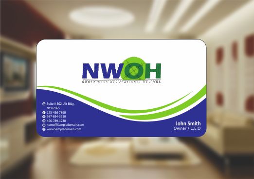 Business Card Design by zarnab for NWOH | Design: #2964548