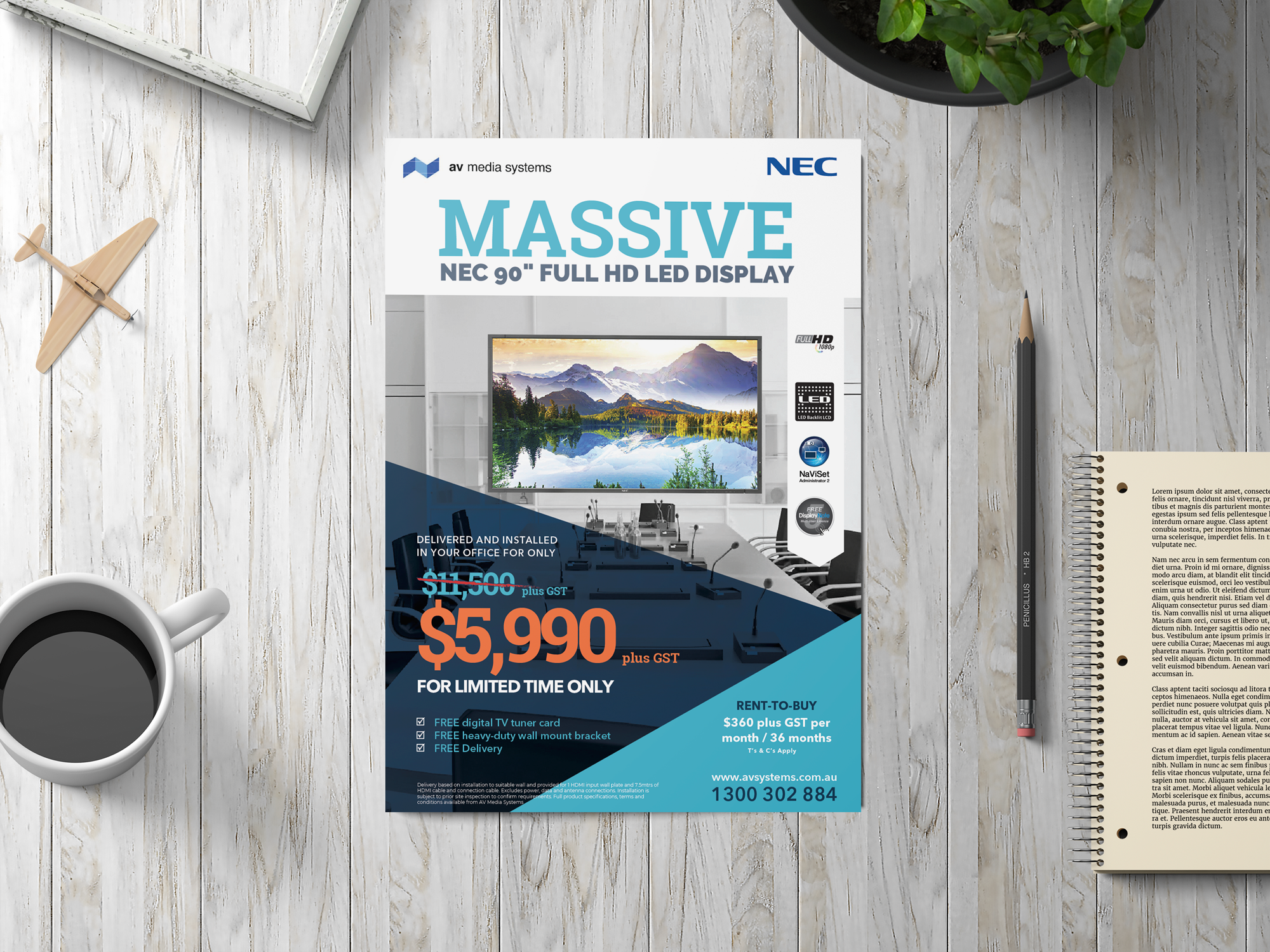 Flyer Design by Rongbaaz for AV Media Systems | Design #22507130