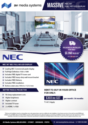 Design de Flyer par alex989 pour AV Media Systems | Design : #22516759