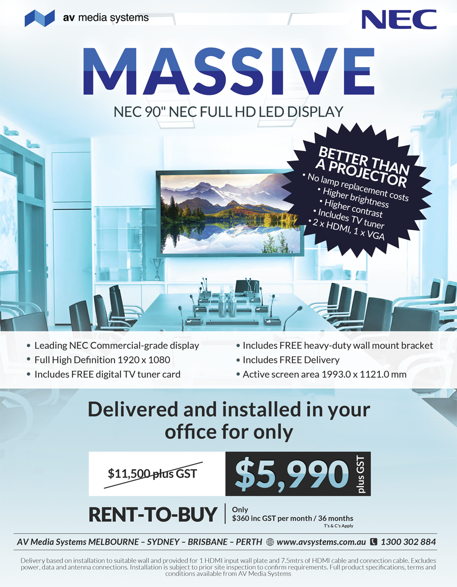 Flyer Design by Jay Design for AV Media Systems | Design #22502384