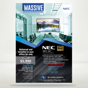 Flyer Design by Radikt for AV Media Systems | Design #22507338