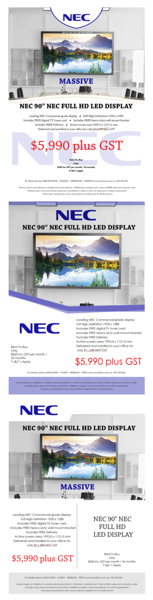 Flyer Design by HristovaToni for AV Media Systems | Design #22504170