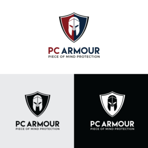 PC ARMOUR / Piece of Mind protection | Logo Design by Rii