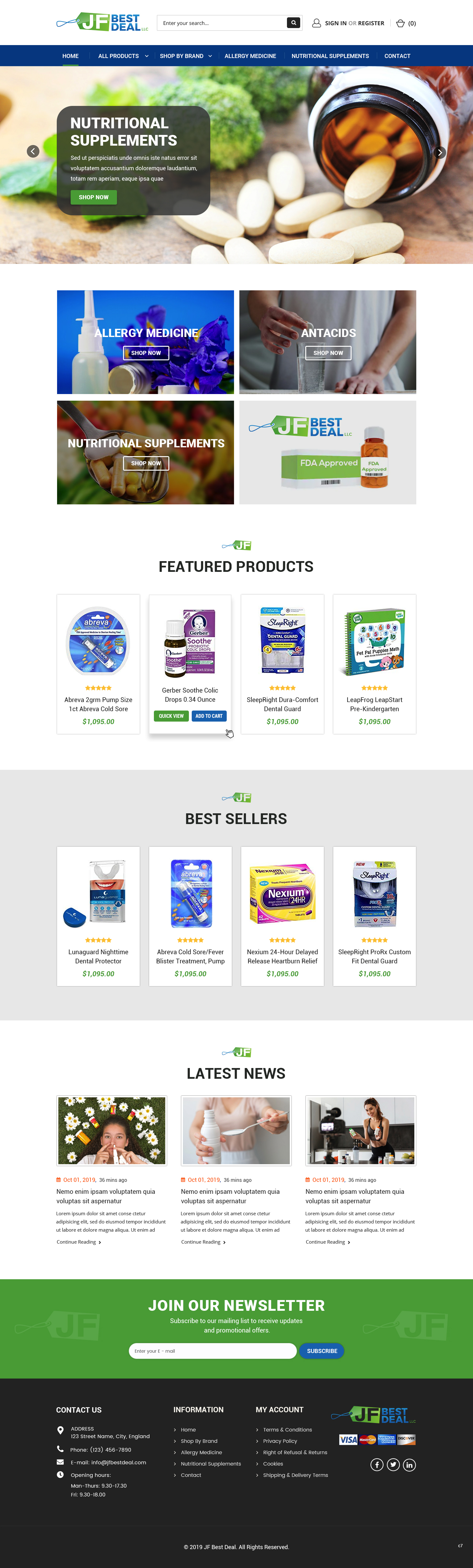 BigCommerce Design by pb for JF BestDeal LLC | Design #22513653