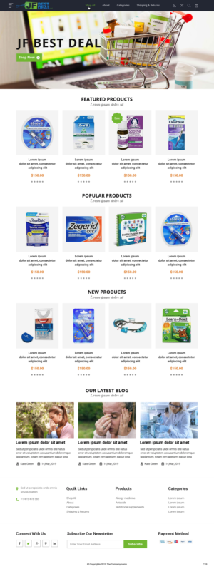 Design BigCommerce par pb pour JF BestDeal LLC | Design : #22513654