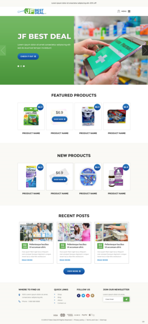 Design BigCommerce par pb pour JF BestDeal LLC | Design : #22513655