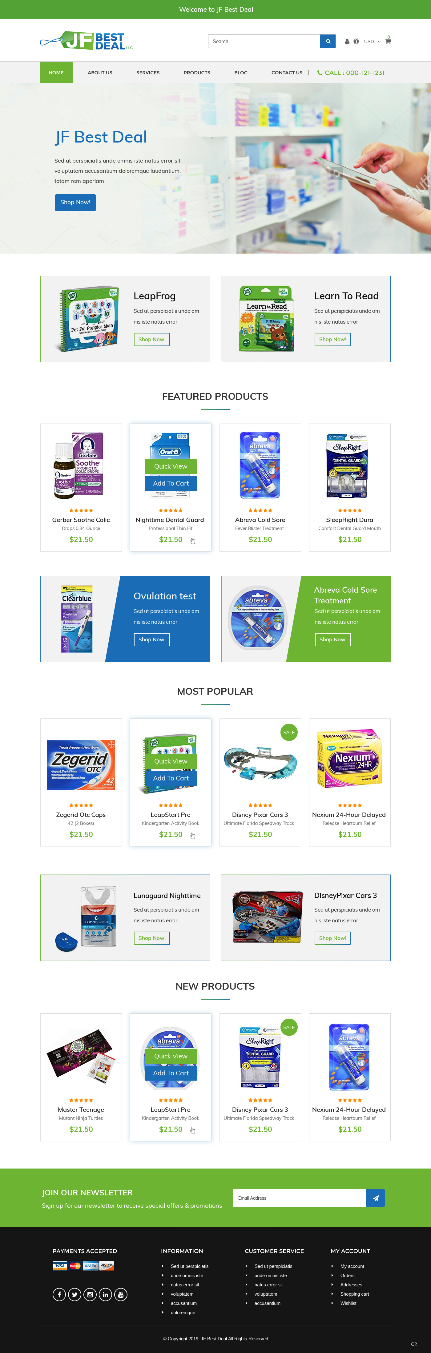 BigCommerce Design by pb for JF BestDeal LLC | Design #22513656