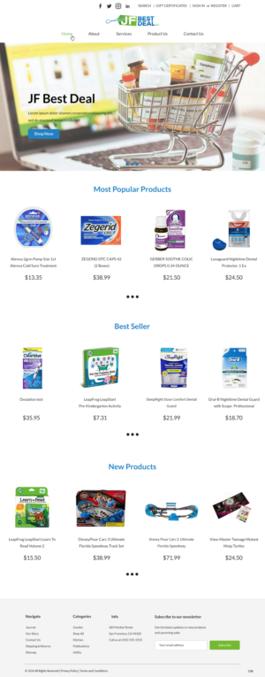 Design BigCommerce par pb pour JF BestDeal LLC | Design : #22513659