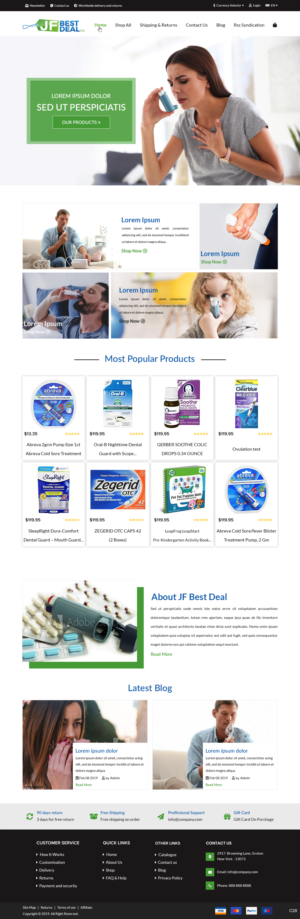 Design BigCommerce par pb pour JF BestDeal LLC | Design : #22513660