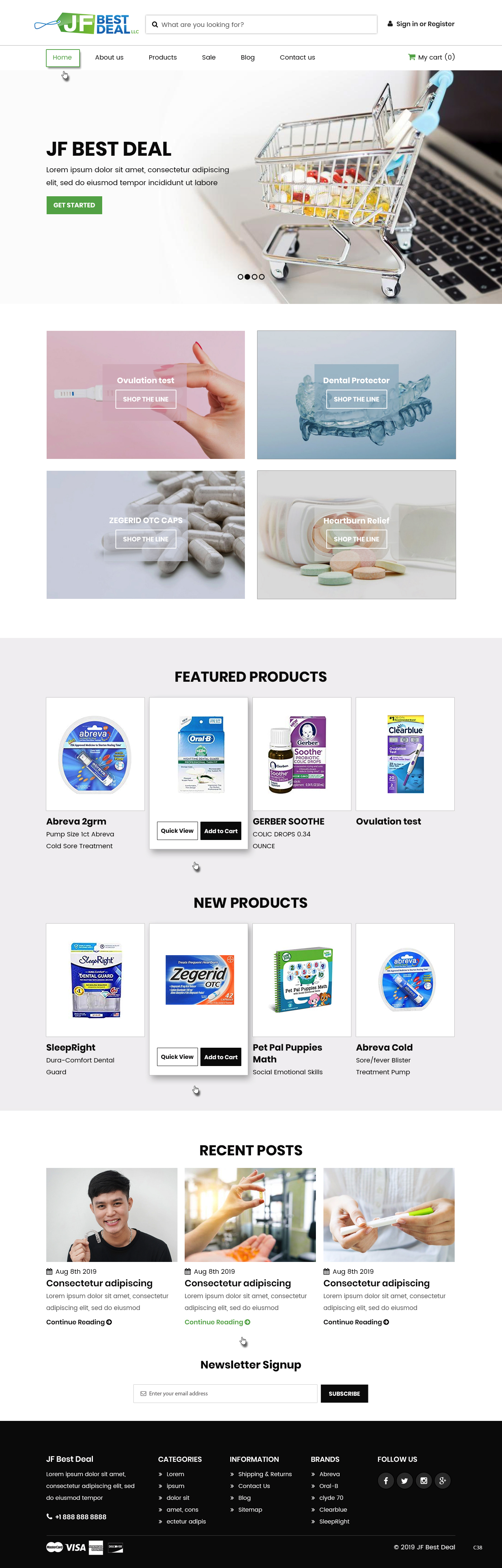 BigCommerce Design by pb for JF BestDeal LLC | Design #22513661