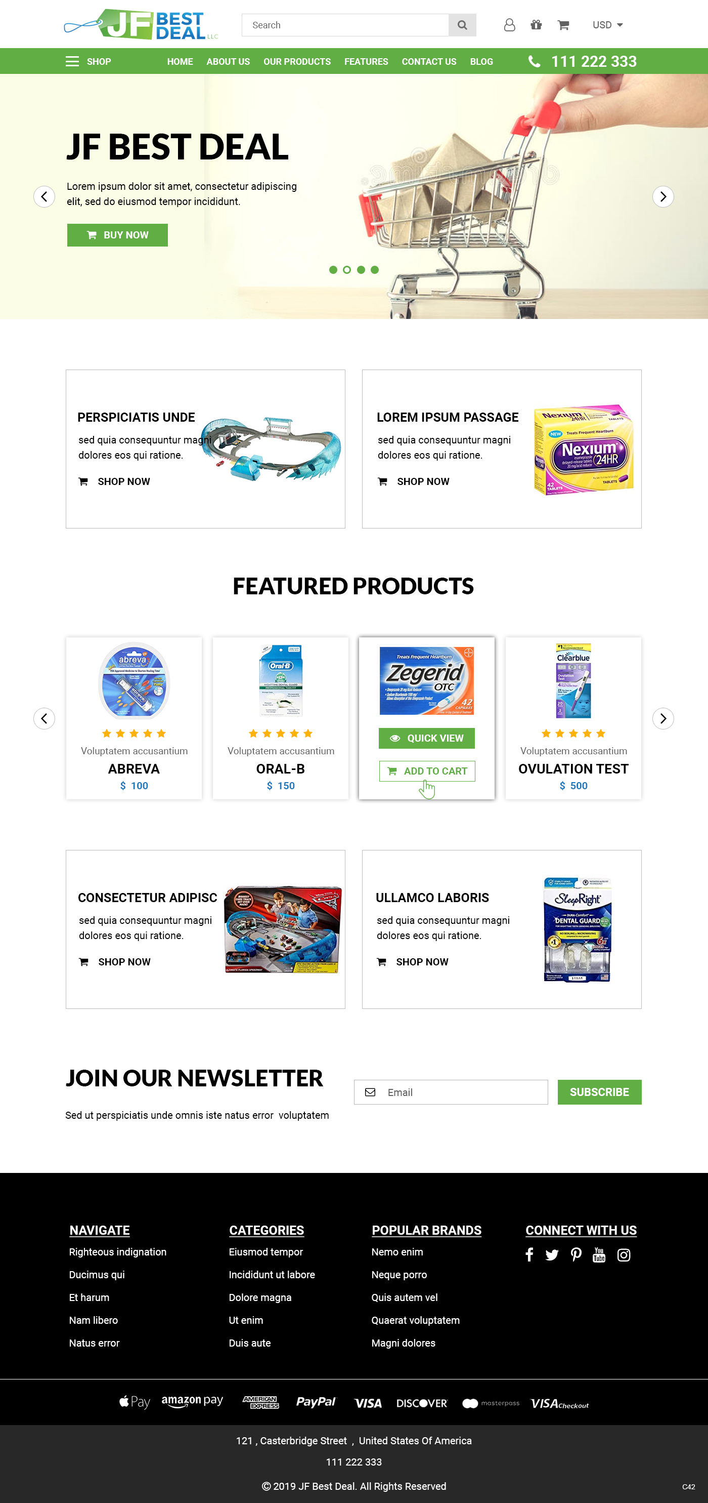 BigCommerce Design by pb for JF BestDeal LLC | Design #22513666