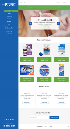 Design BigCommerce par pb pour JF BestDeal LLC | Design : #22513667
