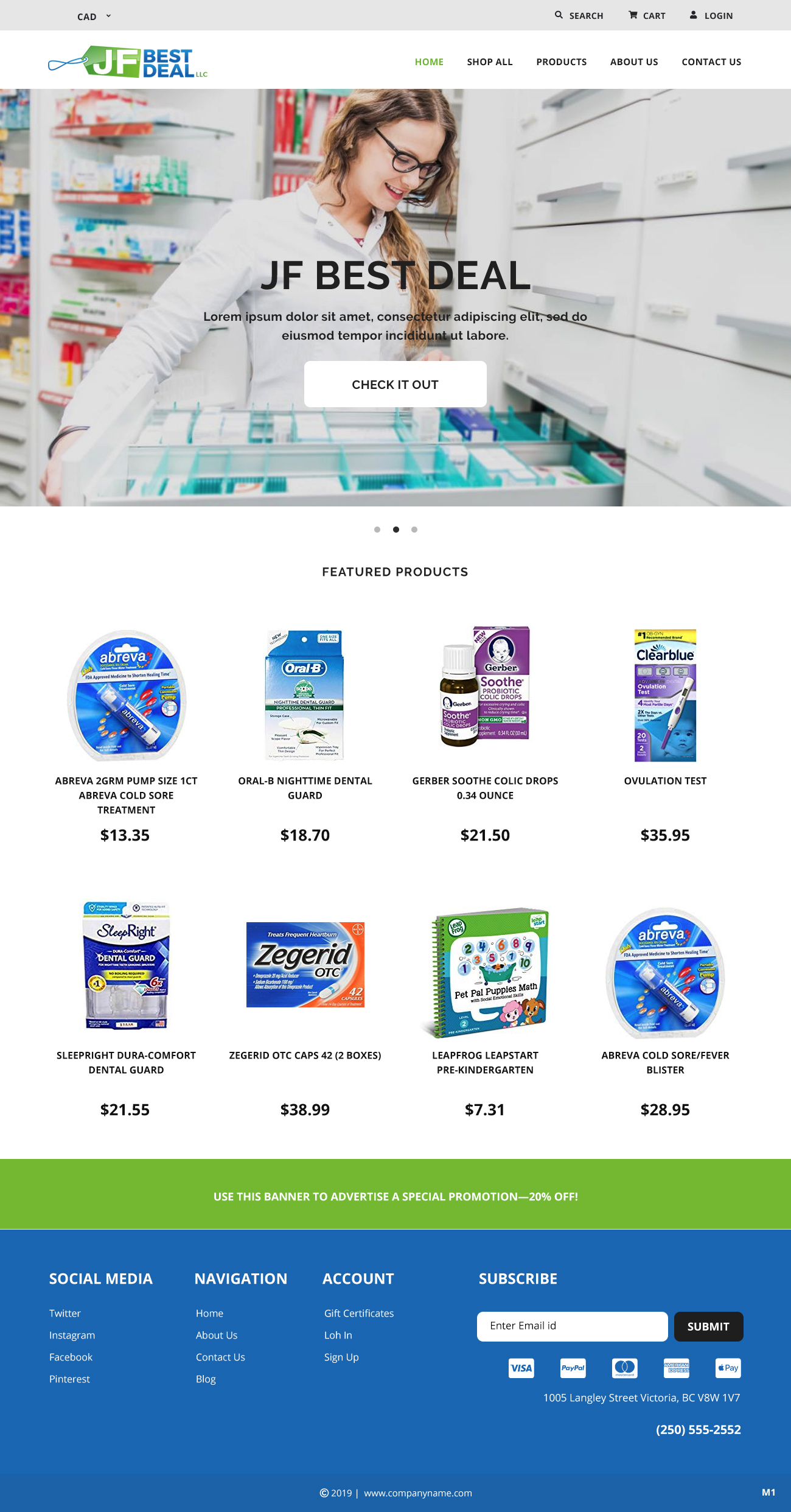 BigCommerce Design by pb for JF BestDeal LLC | Design #22513668