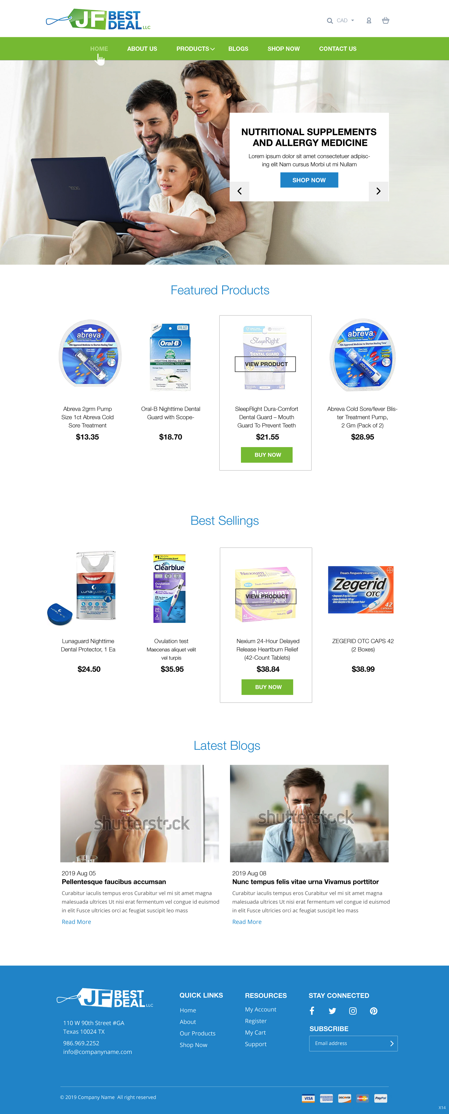 BigCommerce Design by pb for JF BestDeal LLC | Design #22513671