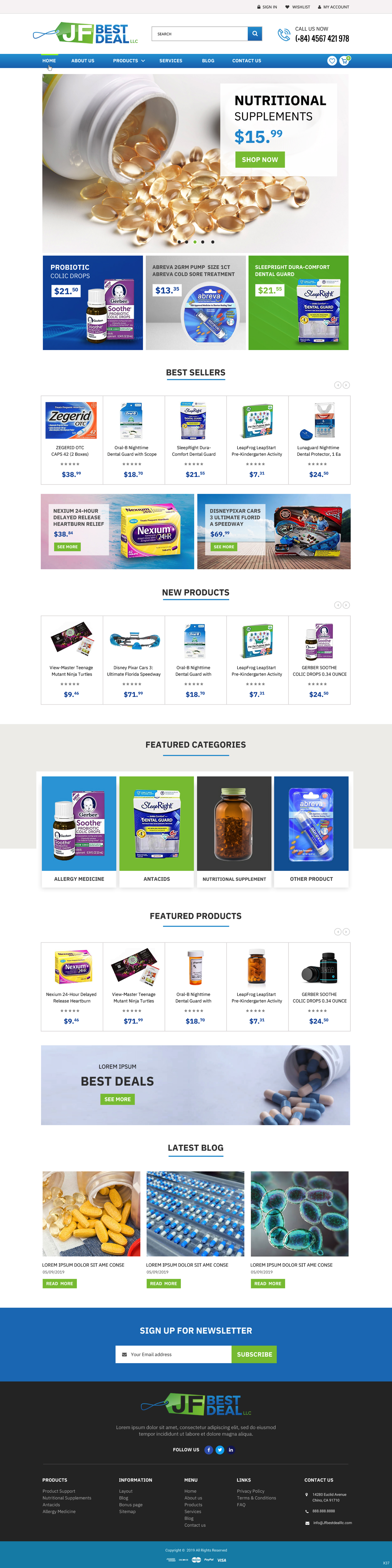 BigCommerce Design by pb for JF BestDeal LLC | Design #22513672