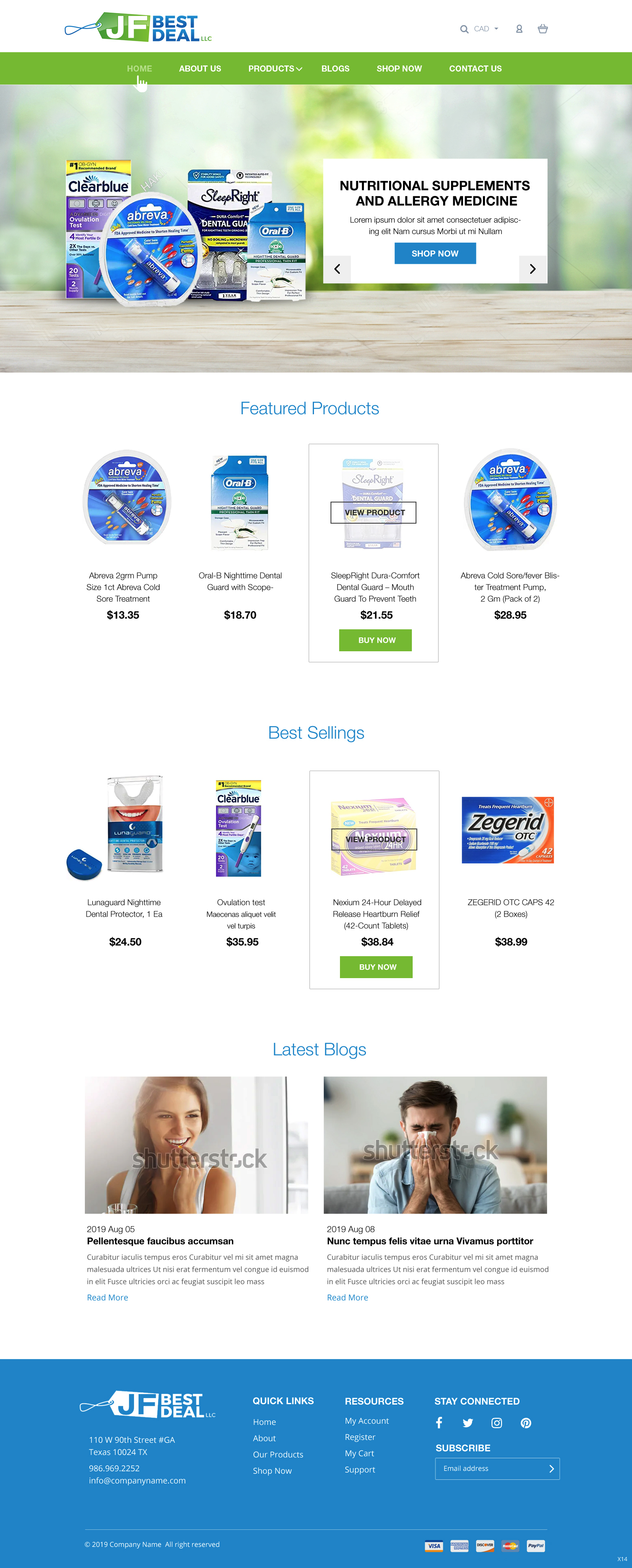 BigCommerce Design by pb for JF BestDeal LLC | Design #22513673