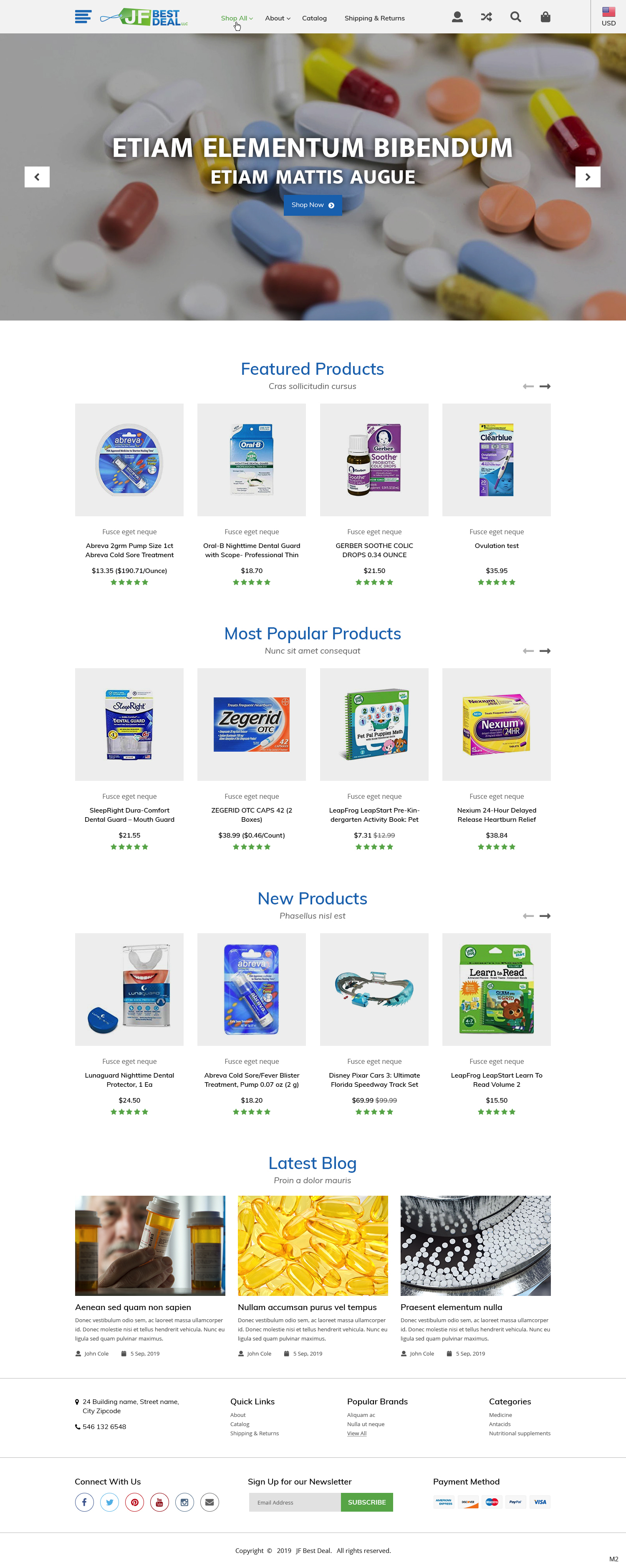 BigCommerce Design by pb for JF BestDeal LLC | Design #22522340