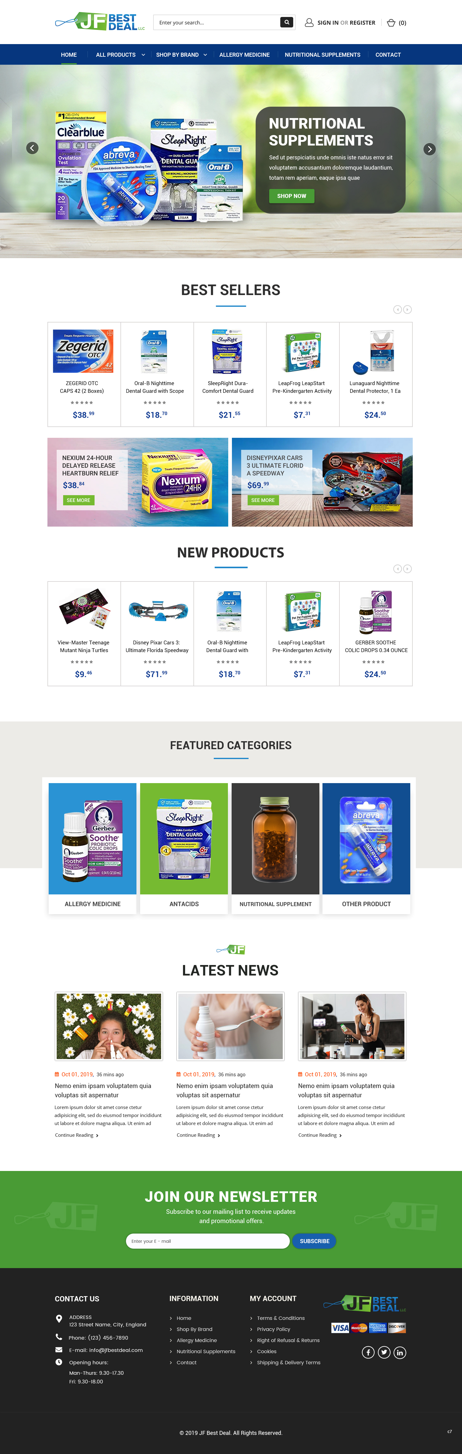 BigCommerce Design by pb for JF BestDeal LLC | Design #22565465
