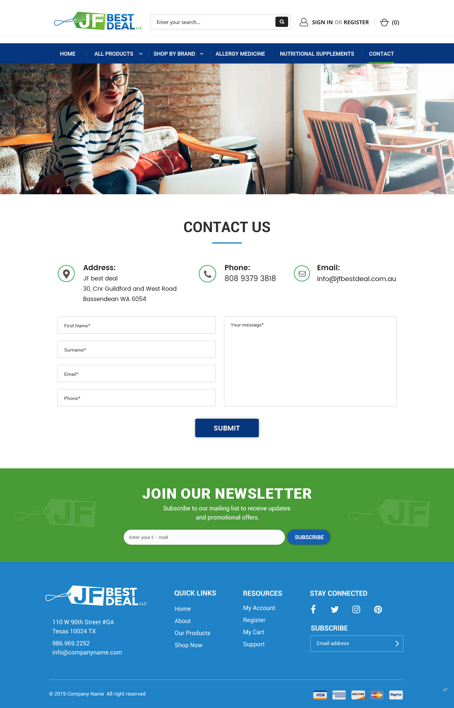 BigCommerce Design by pb for JF BestDeal LLC | Design #22571581