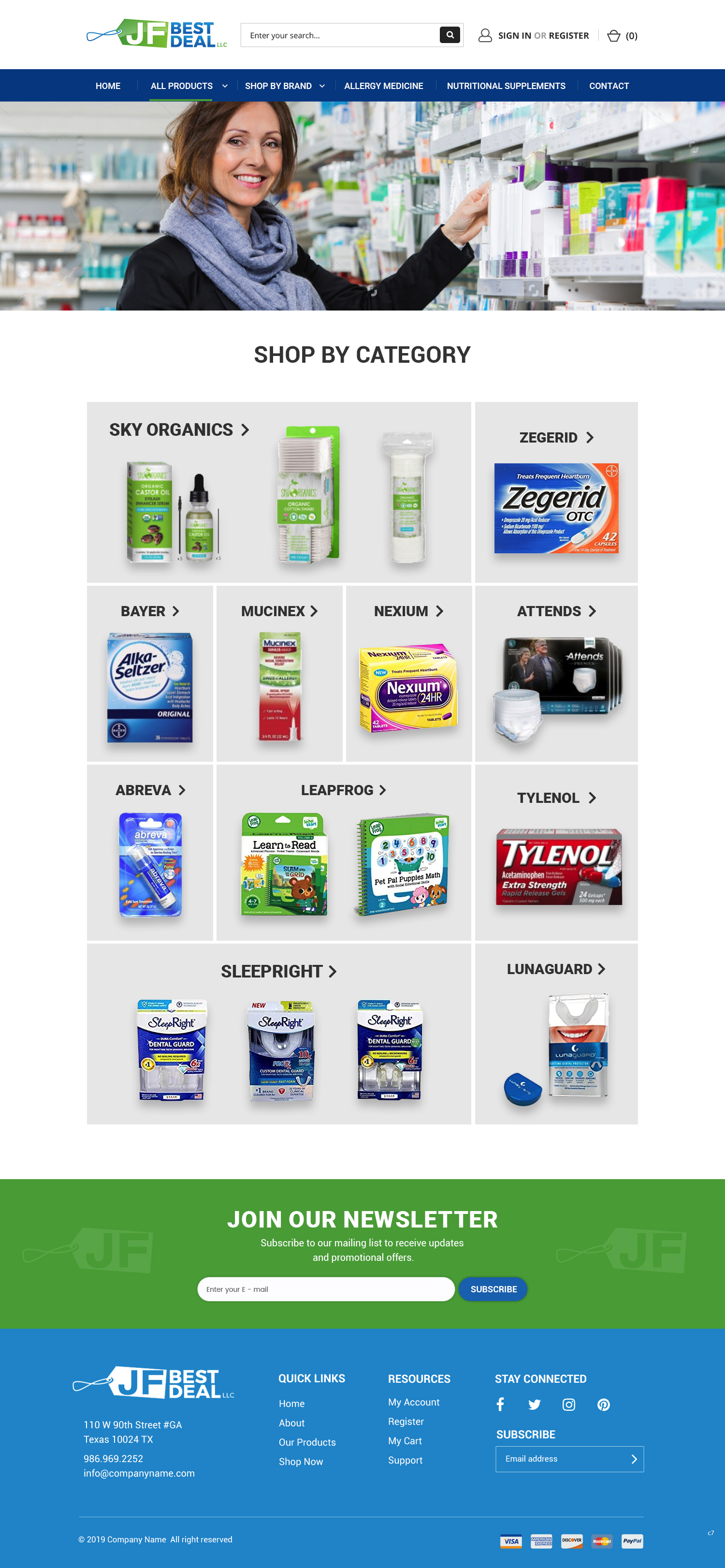 BigCommerce Design by pb for JF BestDeal LLC | Design #22626388