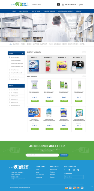 Design BigCommerce par pb pour JF BestDeal LLC | Design : #22647098