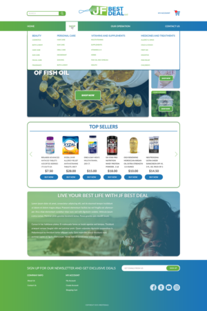 Design BigCommerce par Daniel84 pour JF BestDeal LLC | Design : #22542843
