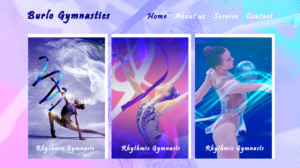 Landing Page-Design von Bright Star für Burlo Gymnastics | Design #22506155