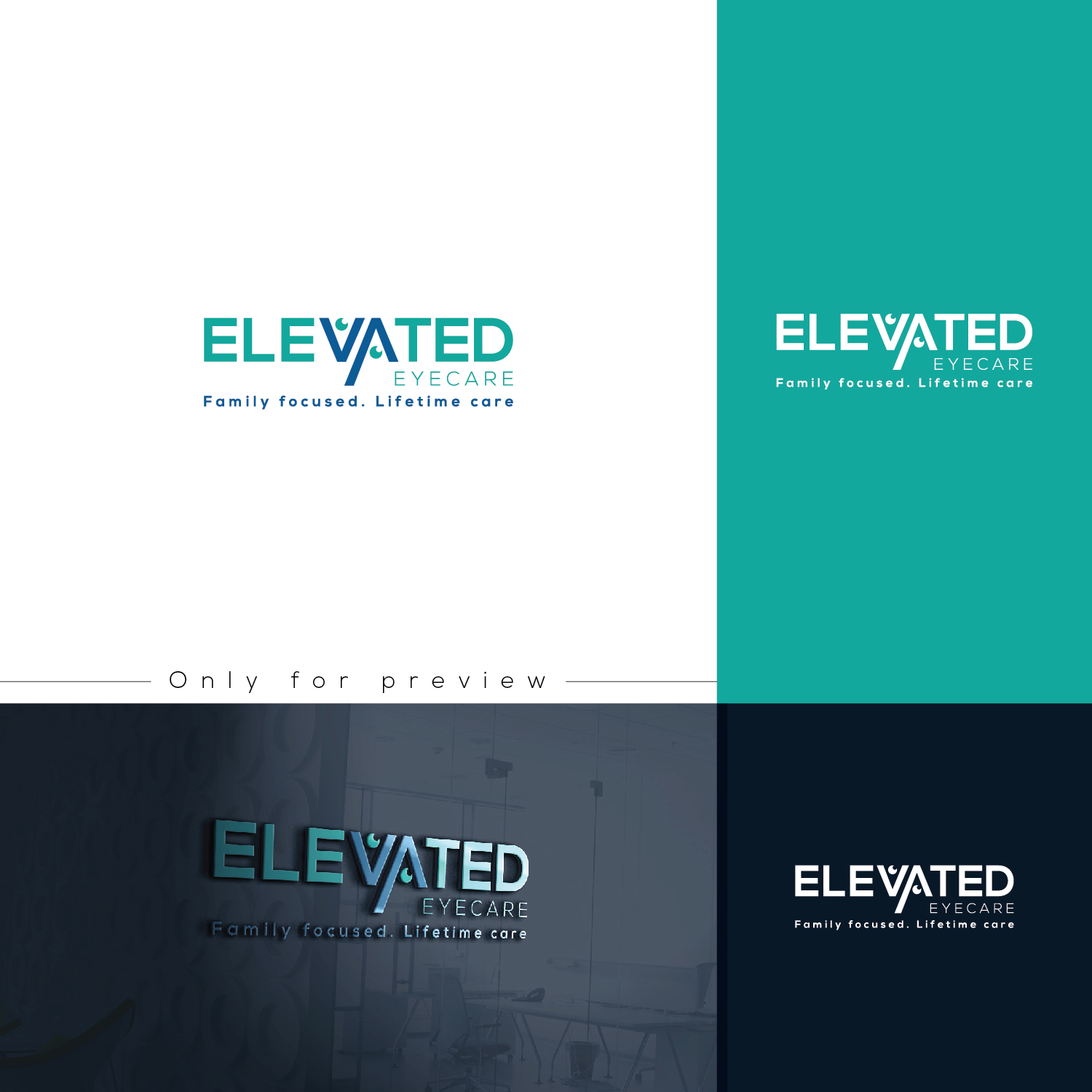 Logo Design by Deziners Zone for Elevated Eyecare | Design #22512201