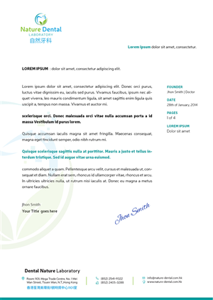 Logo Design by mouallem zoheir for Nature Dental Laboratory Co. | Design: #3038501