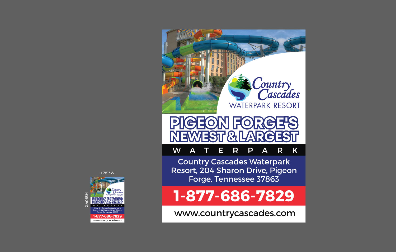 Werbe-Design von Impressive Solutions für Smoky Mountain Resorts | Design #22509191