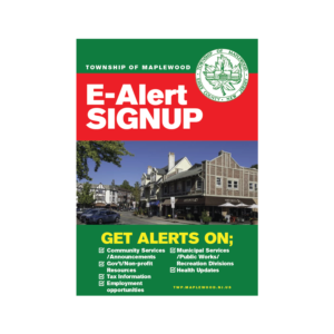 Township of Maplewood E-Alert Signup | Diseño de Flyer por Benson M.